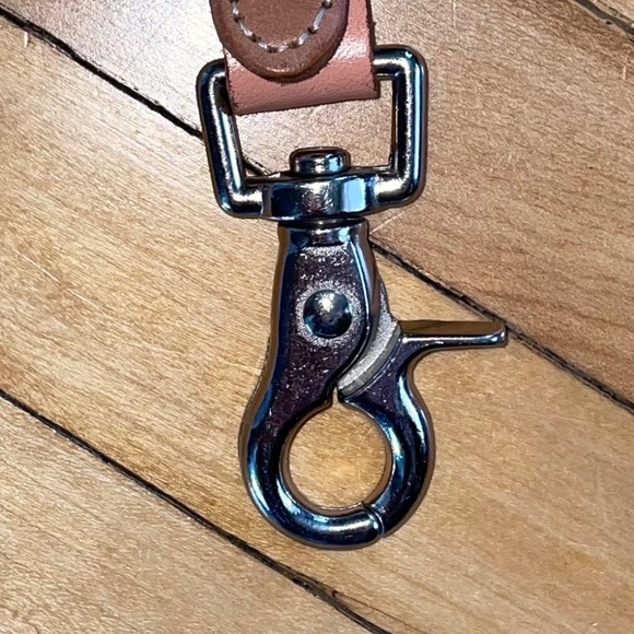 Nocona Belt Co. Standard Basketweave Embossed Leather Suspenders Natural Medium - Picture 8 of 11